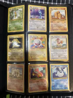 Vintage Pokemon Card Binder Collection 375 Cards | WOTC - Image 1