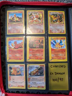 Pokemon TCG Full Charizard Binder Collection 140+ Cards Vintage Modern English - Image 2