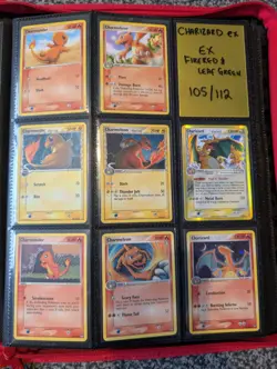Pokemon TCG Full Charizard Binder Collection 140+ Cards Vintage Modern English - Image 3