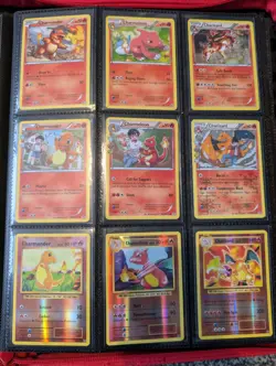 Pokemon TCG Full Charizard Binder Collection 140+ Cards Vintage Modern English - Image 5