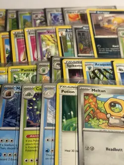 Pokemon Meltan, Mightyena & Lairon Set - Paldea Evolved 40 Card Lot - Bulk Cards - Image 3