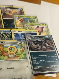 Pokemon Meltan, Mightyena & Lairon Set - Paldea Evolved 40 Card Lot - Bulk Cards - Image 5