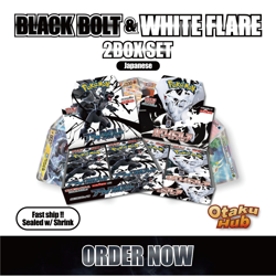 Pokemon Card Game " Black bolt & White Flare " 2 Box set Japanese - Image 1
