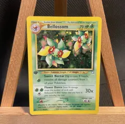 Bellossom - 3/111 - Pokemon Neo Genesis 1st Edition Holo Rare Card WOTC LP - Image 1