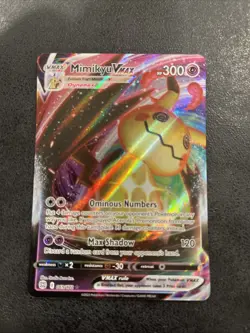 Mimikyu VMAX 069/172 Holo Rare VMAX Brilliant Stars Pokemon Card TCG - Image 1