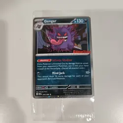 Pokemong TCG Gengar Promo Card Gamestop Stamped 050/088 BRAND NEW FACTORY SEALED - Image 1