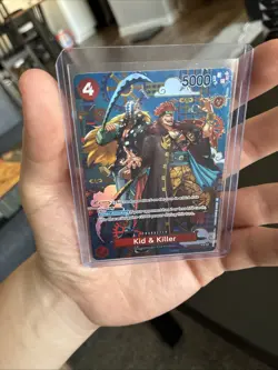 One Piece Card Game TCG Kid and Killer EB01-003 Alternate Art - Image 1