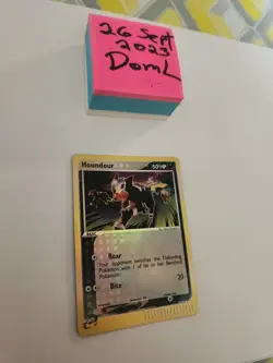 Houndour 59/97 Reverse Holo Foil Common Pokemon Card LP/ENG - Image 1