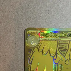 Pokemon Mega Dragonite EX Full Art GOLD 295/217 ASC Card - Image 2