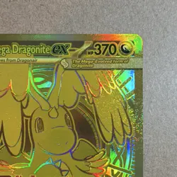 Pokemon Mega Dragonite EX Full Art GOLD 295/217 ASC Card - Image 3