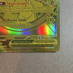 Pokemon Mega Dragonite EX Full Art GOLD 295/217 ASC Card - Image 4
