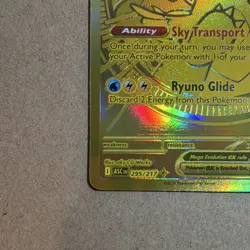 Pokemon Mega Dragonite EX Full Art GOLD 295/217 ASC Card - Image 5