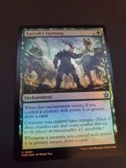NM Foil Garruk's Uprising, MTG, Foundations, Magic the Gathering, 220 - Image 1