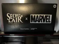 MTG Secret Lair x Marvel Black Panther Rainbow Foil Edition Sealed - SOLD OUT - Image 1