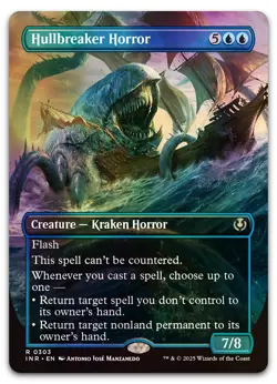 Hullbreaker Horror (Borderless) #303 (Foil) NM Innistrad Remastered Magic MTG - Image 1