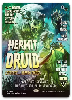 Hermit Druid (Showcase) #488 (Foil) (NM) Innistrad Remastered INR Magic MTG - Image 1