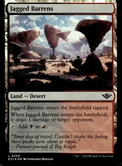Jagged Barrens NM OTJ 259 Foil L - Image 1