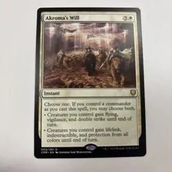 Akroma's Will LP Commander Legends CMR MTG English Regular 003 / 361 - Image 1