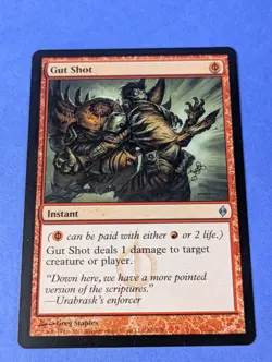 MTG Magic: New Phyrexia: Gut Shot #86/175 Uncommon - NM - Image 1