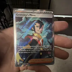 Pokemon Grimsley's Move 120/094 PFLN Trainer-Supporter Ultra Rare Full Art Holo - Image 1