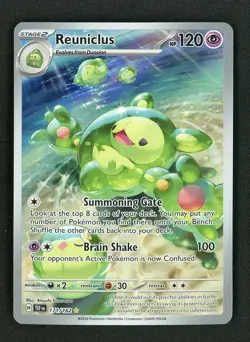 Pokemon TCG Reuniclus #171/162 Illustration Rare SV: Temporal Forces - Image 1