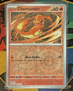Pokemon - Obsidian Flames - 026/197 Charmander - Reverse Holo - NM/M - Image 1