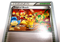 TROPICAL BEACH TRAINER- (Worlds 12) BW50 Black & White POKEMON PROMO! - Image 2