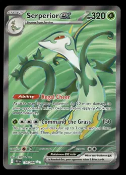 Serperior ex - 156/086 - Ultra Rare - Black Bolt - Pokemon Card - NM/M - Image 1