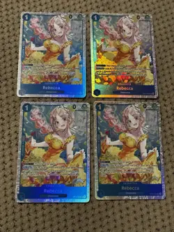 4 Rebecca SR OP15-053 Adventure On Kami’s Island One Piece Card English PLAYSET - Image 1