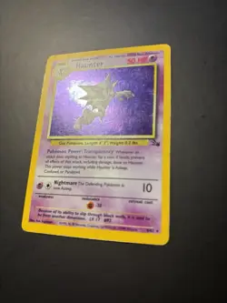 Pokemon Card - Haunter Fossil 6/62 Holo Unlimited Holo Rare - LP - Image 2
