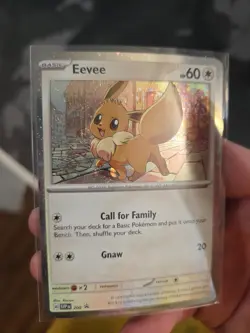 Eevee - Mouth Heart SWIRL (Cosmos Holo) SV: Scarlet & Violet Promo Card SVP 200 - Image 2