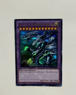 Yugioh Blue-Eyes Ultimate Dragon Holo LDK2-ENK40 Unlimited Ultra Rare NM - Image 1
