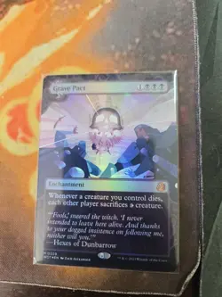 Grave Pact NM Regular MTG Wilds of Eldraine: Enchanting Tales Foil Unplayed - Image 1