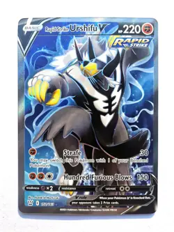 Pokemon TCG - Rapid Strike Urshifu V 152/163 Ultra Rare - Battle Styles - Image 1
