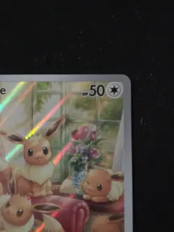 Pokemon Eevee 188/167 SV06 Twilight Masquerade Holo 50 HP Illustration Rare - Image 4
