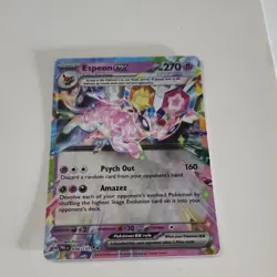 Pokemon Espeon EX 034/131 Sv: Prismatic Evolutions Double Rare Holo 270 HP TCG - Image 2
