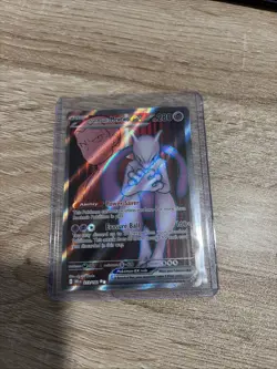 Pokemon Mewtwo EX TCG Team Rockets 213/182 Full Art Destined Rivals English - Image 1
