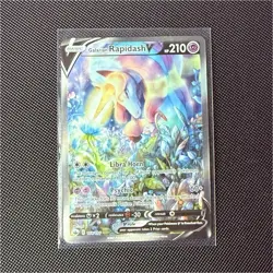 Pokemon Galarian Rapidash V Ultra Rare Holo 168/198 Chilling Reign 210 HP - Image 1