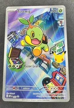 Pokemon Turtwig #040 Promo 2026 First Partner Illustration Series Rare Holo TCG - Image 1