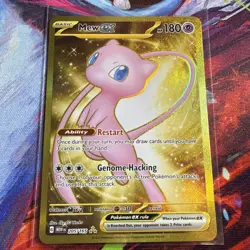 Pokemon Mew EX 205/165 Scarlet & Violet 151 Gold Full Art Holo English - Image 1