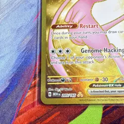 Pokemon Mew EX 205/165 Scarlet & Violet 151 Gold Full Art Holo English - Image 4