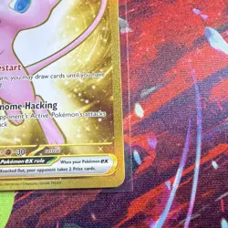 Pokemon Mew EX 205/165 Scarlet & Violet 151 Gold Full Art Holo English - Image 5