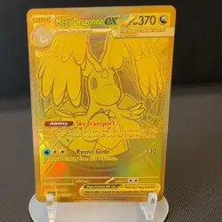Mega Dragonite ex 295/217 Gold Hyper Rare Pokemon Ascended Heroes - Image 1