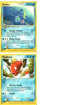 Pokemon TCG EX Dragon Magikarp Seadra LP X2 - Image 1