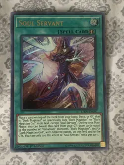 Soul Servant LED6-EN003 Ultra Rare 1st Edition Yugioh Card TCG Near Mint - Image 1