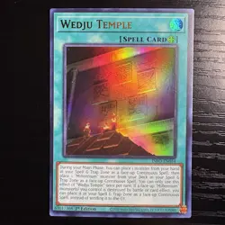 Wedju Temple Ultra Rare 1st Edition Yu-Gi-Oh Infinite Forbidden INFO-EN054 NM - Image 1