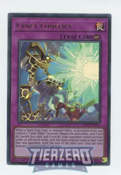 Yugioh Cynet Conflict GFP2-EN173 Ultra Rare 1st Edition Near Mint - Image 1
