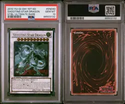 YuGiOh SHOOTING STAR DRAGON STBL-EN040 1st Edition ULTIMATE RARE PSA 10 GEM MINT - Image 3