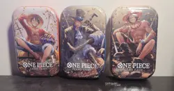 Bandai One Piece Trading Card Game Tin Pack Set Vol.2 OP-13 Luffy Ace - Image 1