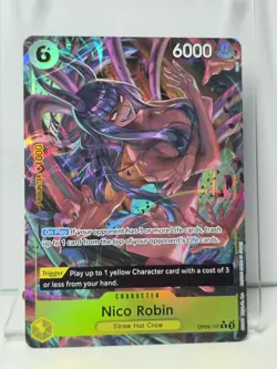 One Piece TCG Nico Robin OP09-107 Alternate Art English - Image 1
